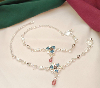 maa IMITATION Alloy Anklet(Pack of 2)