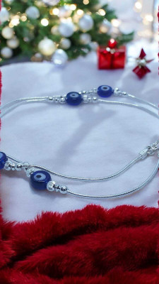 Dirisha Glitz SPAYAL21 Silver Anklet