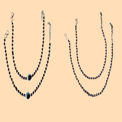 ANAY Anklet Set Alloy Anklet(Pack of 2)