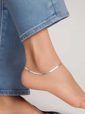 KPahnawa Stainless Steel Anti-Tarnish Waterproof Snake Chain | Gifts for Women & Girls Stainless Steel Anklet