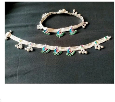 KALICHARANSONS Alloy Anklet(Pack of 2)