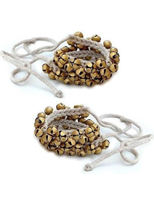 Kinmo Kathak, odissi, Bharatnatyam,Chhau,Kathkali dance Ghungroo (25+25 Bells) Brass Anklet