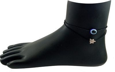 HIGH TRENDZ Premium Stylish Two Layer Knot Cotton Dori Anklet