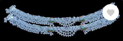 STIC full fancy party wear 6 mahine guarante 1Joda women Alloy Anklet