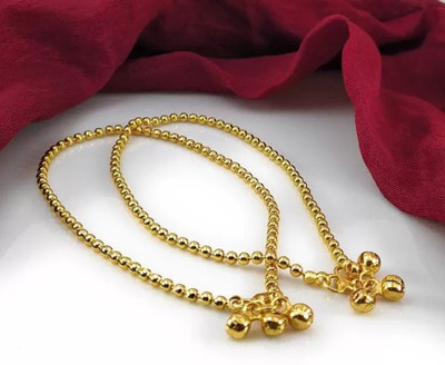 CM FASHIONS Alloy Anklet(Pack of 2)