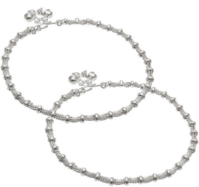 KALICHARANSONS Alloy Anklet(Pack of 2)