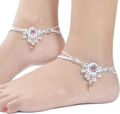 Charms Diva Precious Alloy Anklet(Pack of 2)