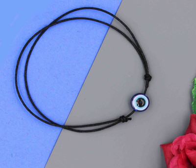 Gurjari Jewellers new Evile Eye Anklet with Black Cottan Thread Cotton Dori Anklet