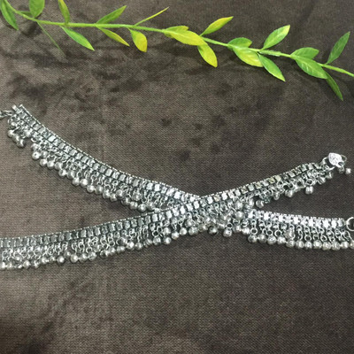 HNA Imitation Alloy Anklet(Pack of 2)