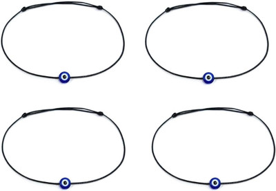 Pranjal Gems Cotton Dori Anklet(Pack of 4)
