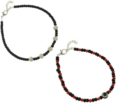 HIGH TRENDZ Alloy Anklet(Pack of 2)
