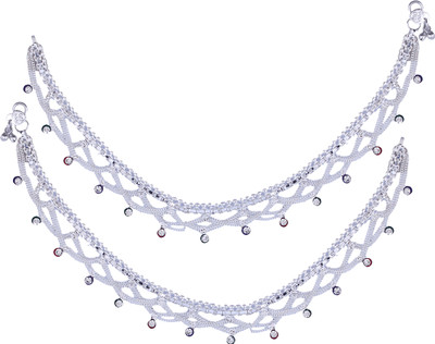 VIGHNAHARTA Alloy Anklet(Pack of 2)