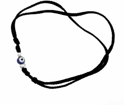 Twinklyn 925 Sterling Silver Nazariya Back Thread Anklet for Girls and Women (1 Piece) Sterling Silver Anklet