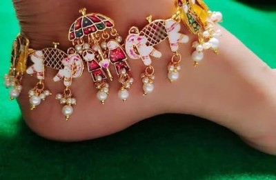 RADHE ENTERPRISE Metal Anklet