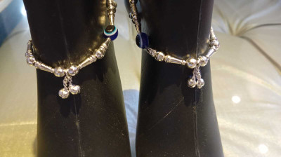 All of all enterprises MFT-047 SILVER ARTIFICAL SILVER ANKLET 9717098338 Alloy Anklet