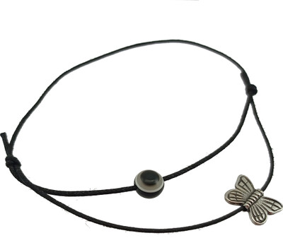 HIGH TRENDZ Premium Stylish Two Layer Knot Cotton Dori Anklet