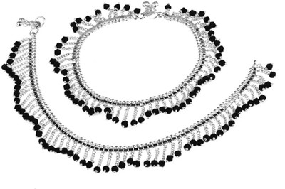 AANYACRYSTAL Alloy Anklet(Pack of 2)