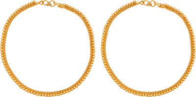 MARIGOLD MERAGOLD MUTHARANJANAM Copper Anklet