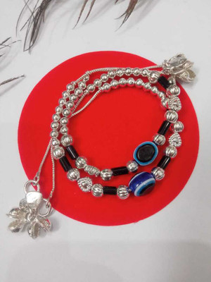 Universal Hub EVIL EYE Alloy Anklet(Pack of 2)