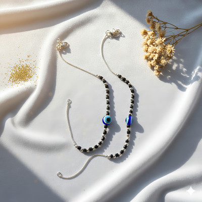 LATA DIVINE ENTERPRISES Trendy Evileye Anklets payal for girl and women Alloy Anklet