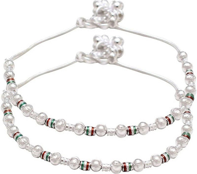 LAKSHYA COLLECTIONS Alloy Anklet(Pack of 2)