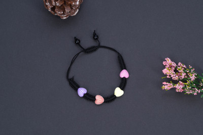 Jack Sparrow Hand Knitte Adjustable Hart shape thread Anklet| Nazariya | Single leg Acrylic Anklet