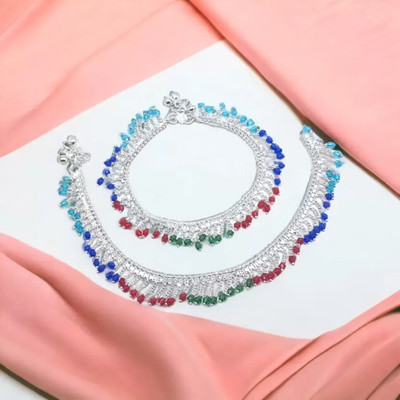 AamNa Enterprises Indian Payal Pajeb Designer Fancy Collection Alloy Anklet
