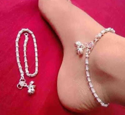Footride SILVERBALLS05 Sterling Silver Anklet