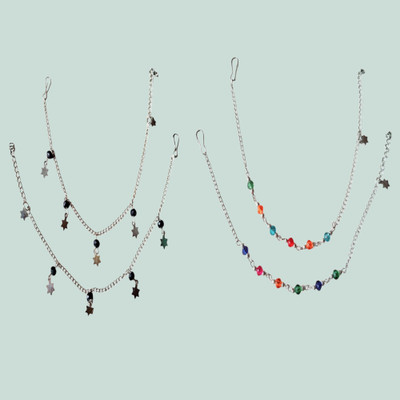 ANAY Anklet Set Alloy Anklet(Pack of 4)
