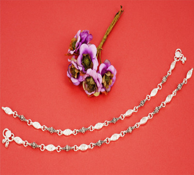 NIFTER Payal / Anklet For Girl & Women Every Day Wearing Alloy Anklet(Pack of 2)