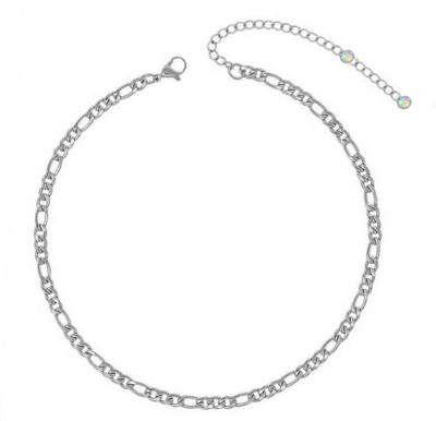 Bawree Adjustable Stylish layered Silver Anklet Toes Both Leg Chain Anklet Bracelets Metal Anklet