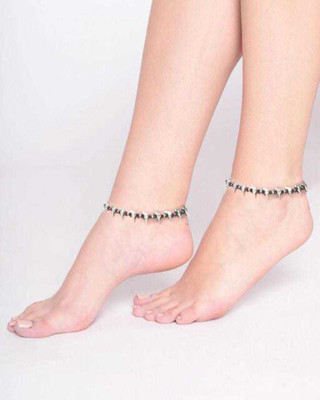 Agastya Creaations Alloy Anklet(Pack of 2)