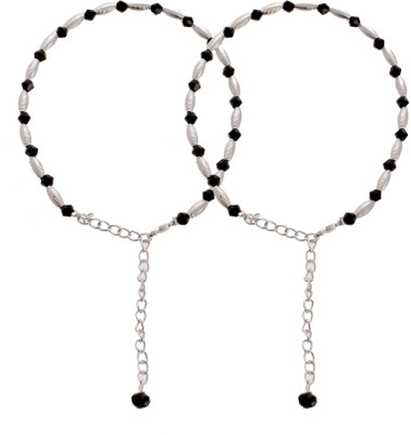 Silvermerc Designs Brass Anklet(Pack of 2)