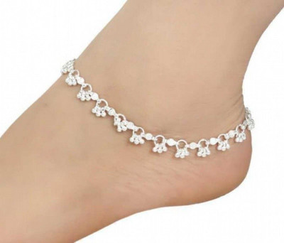 Qrown Indian Traditional Fancy payal,pajeb,paijaan,anklet Copper Anklet(Pack of 2)