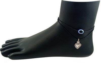 HIGH TRENDZ Premium Stylish Two Layer Knot Cotton Dori Anklet