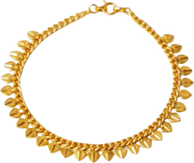 METTIMOHANTRADERS GOLD PLATED ANKLET Brass Anklet