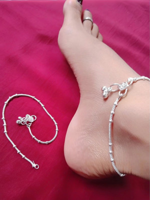 AANYACRYSTAL Gith Alloy Anklet(Pack of 2)
