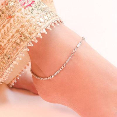 ZAVYA Sterling Silver Anklet