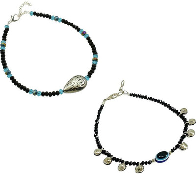 HIGH TRENDZ Alloy Anklet(Pack of 2)