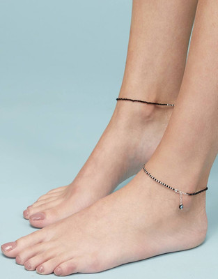 Agastya Creaations Alloy Anklet(Pack of 2)