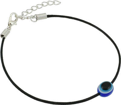 HIGH TRENDZ Stylish Black Thread Anklet With Charm Cotton Dori Anklet