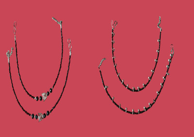 ANAY Anklet Set Alloy Anklet(Pack of 2)