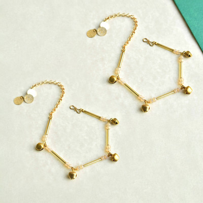 Beabhika Alloy Anklet(Pack of 2)