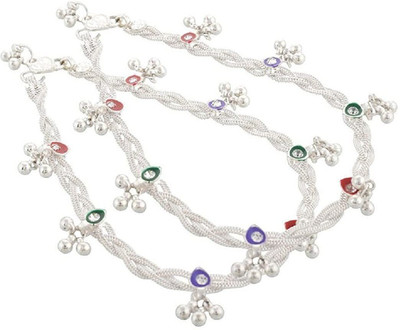 STIC full fancy party wear 6 mahine guarante 1Joda women Alloy Anklet