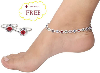 URBANELA Metal Silver Silver Jewellery Set(Pack of 2)