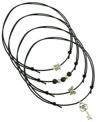 AGASTYA CREATIONS Combo Of 4 Anklets Cotton Dori Anklet(Pack of 4)
