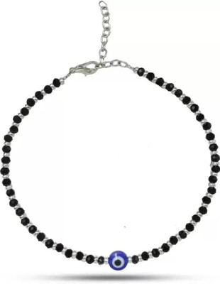 SABRAKAR NEW DESIGN BLUE EVIL EYE CHAIN ANKLET FOR GIRLS AND WOMEMS IN ANY OCCASION Alloy Anklet