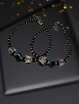 Shinning Evil Eye Anklet anklet1 Crystal Anklet(Pack of 2)