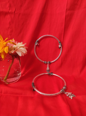 TECHZAGE Metal Anklet(Pack of 2)
