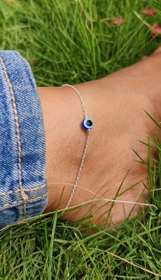 DFLEXPRINTS Stainless Steel Anklet